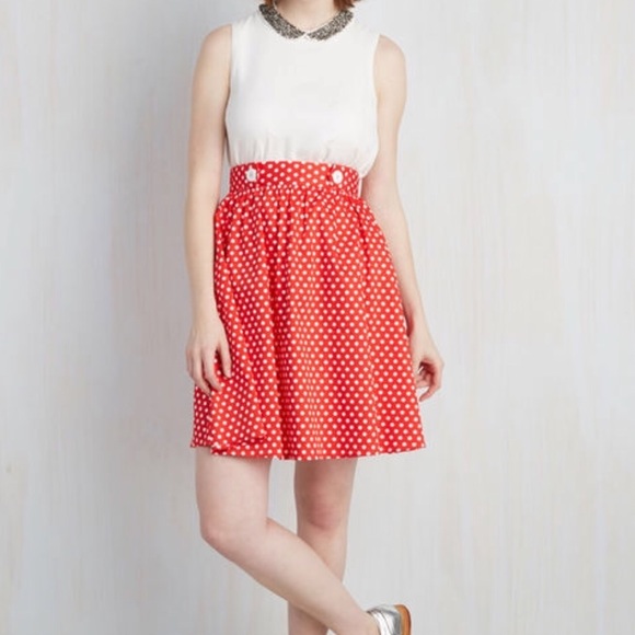 ModCloth Polka Dot Skirt - Picture 5 of 5